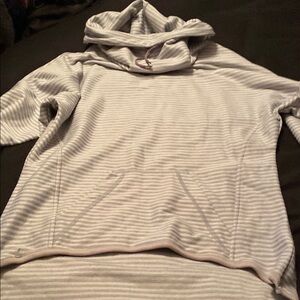 Mondetta Gray Striped Women's Top